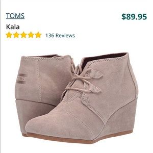 Toms Kala Wedge Booties
